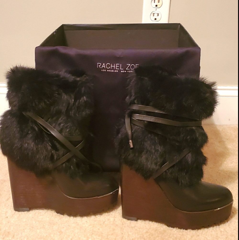 • Rachel Zoe shearling boots 9.5
